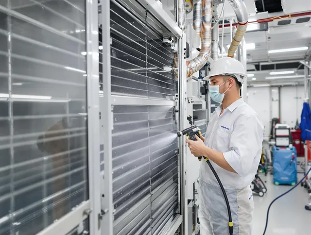Professional AC coil cleaning by Westport Air Duct Cleaning in Westport
