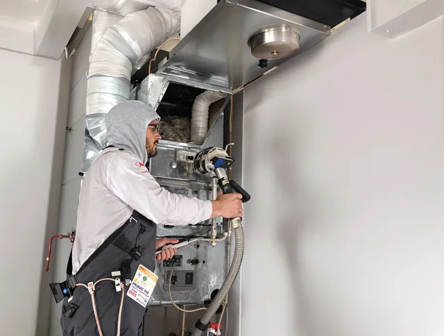 Expert furnace duct cleaning by Westport Air Duct Cleaning in Westport
